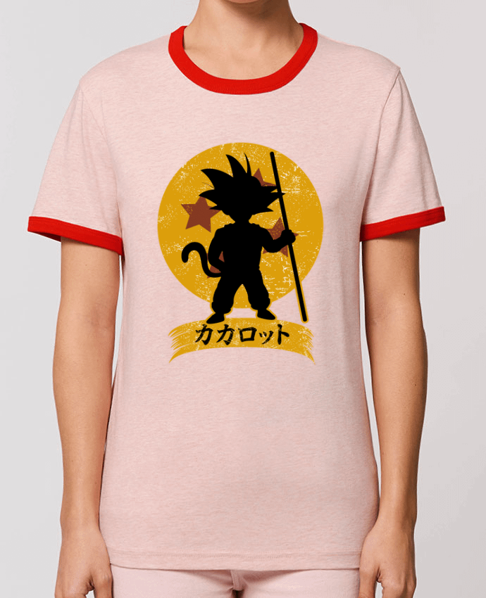 T-Shirt Contrasté Unisexe Stanley RINGER Kakarrot Crest by Kempo24