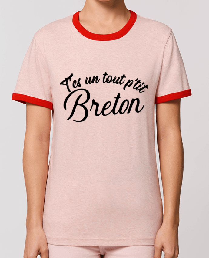 T-Shirt Contrasté Unisexe Stanley RINGER P'tit breton cadeau por Original t-shirt
