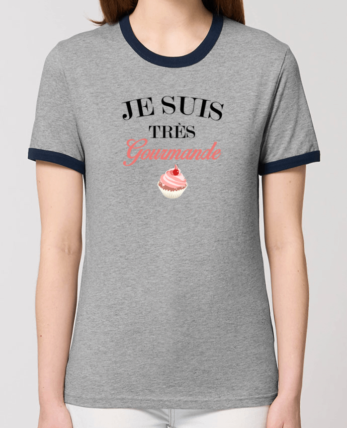 T-shirt Je suis très gourmande par tunetoo