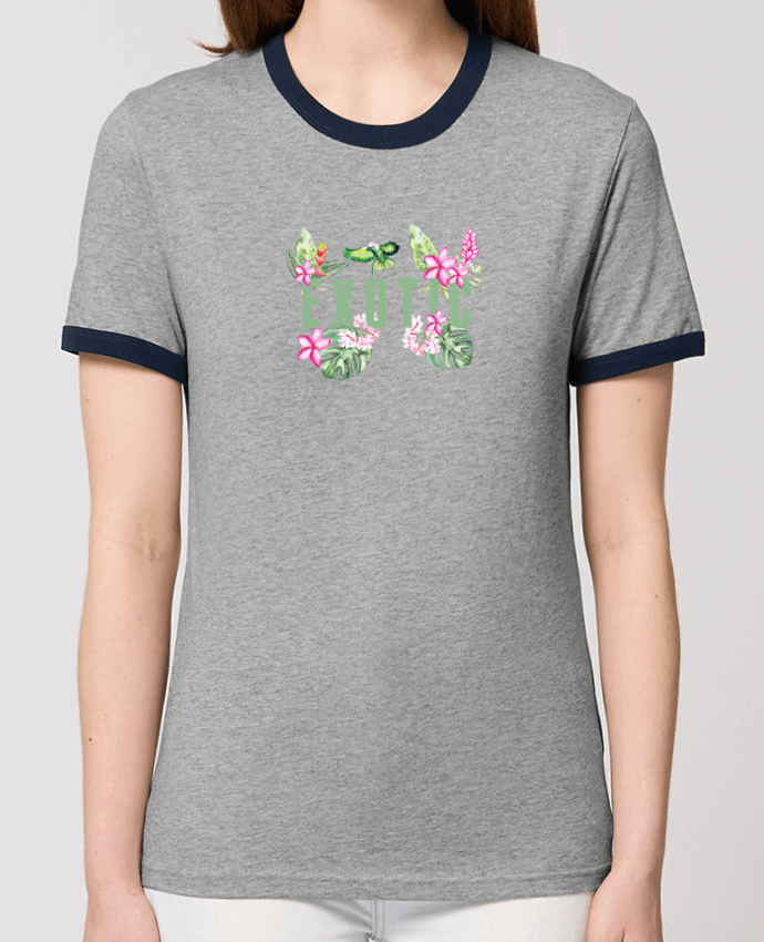 T-Shirt Contrasté Unisexe Stanley RINGER Exotic por Les Caprices de Filles