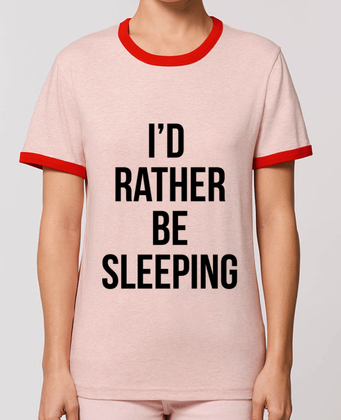 T-Shirt Contrasté Unisexe Stanley RINGER I'd rather be sleeping by Bichette