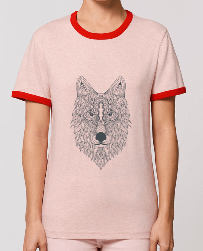 T-Shirt Contrasté Unisexe Stanley RINGER Wolf por Bichette