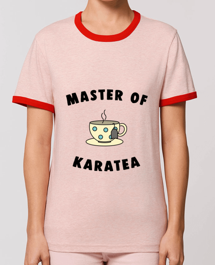 T-Shirt Contrasté Unisexe Stanley RINGER Master of karatea por Bichette