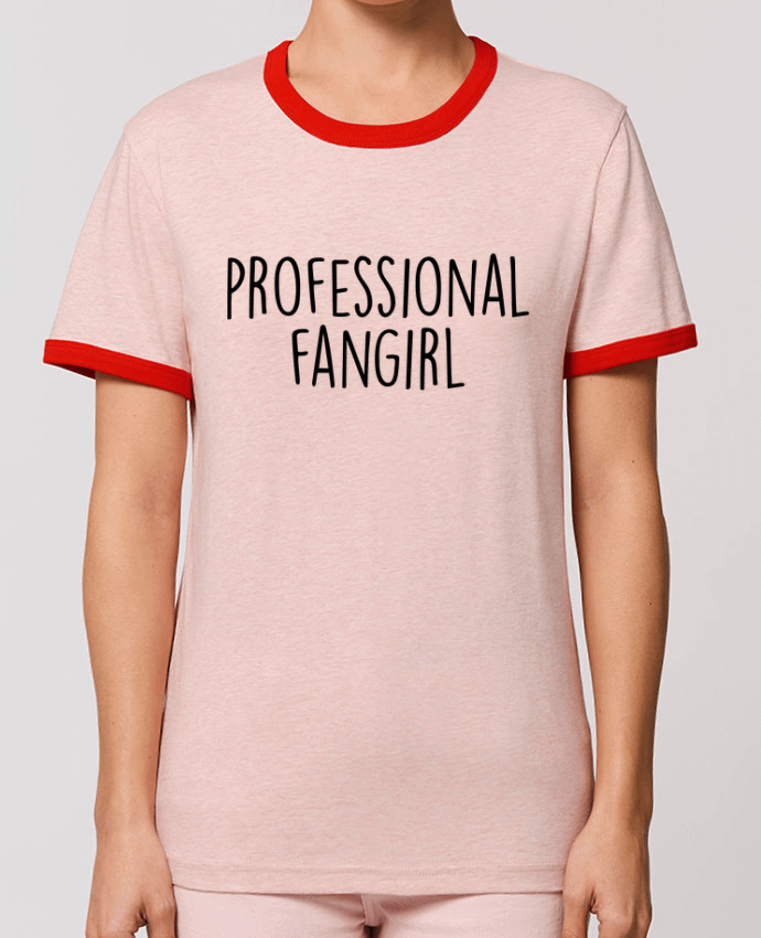 T-Shirt Contrasté Unisexe Stanley RINGER Professional fangirl by Bichette