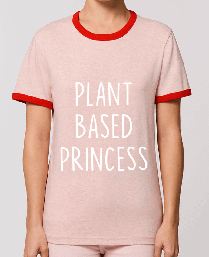 T-Shirt Contrasté Unisexe Stanley RINGER Plant based princess por Bichette