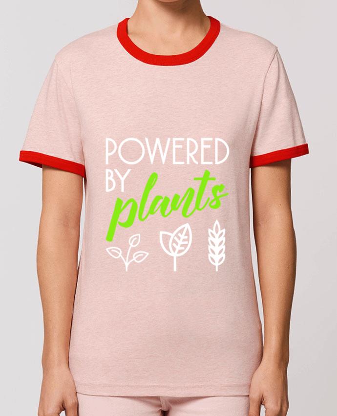 T-Shirt Contrasté Unisexe Stanley RINGER Powered by plants by Bichette