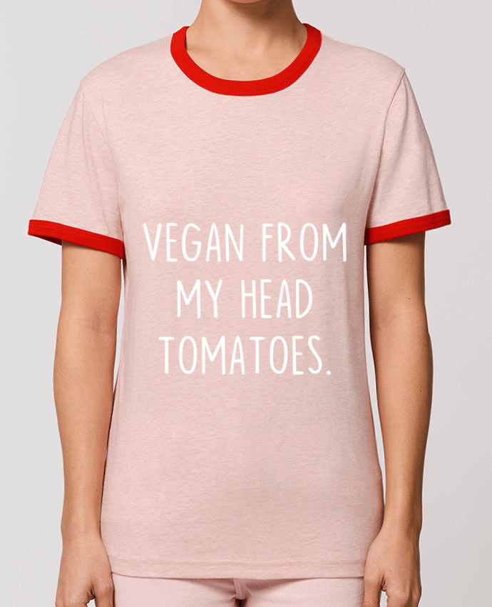 T-shirt Vegan from my head tomatoes. par Bichette