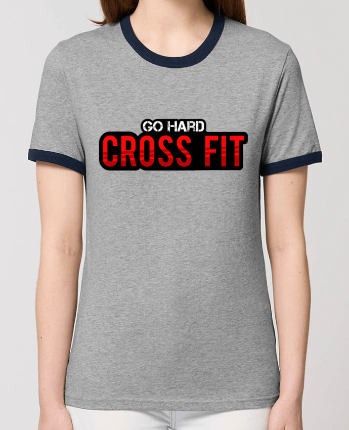 T-Shirt Contrasté Unisexe Stanley RINGER Go Hard ! Crossfit por tunetoo