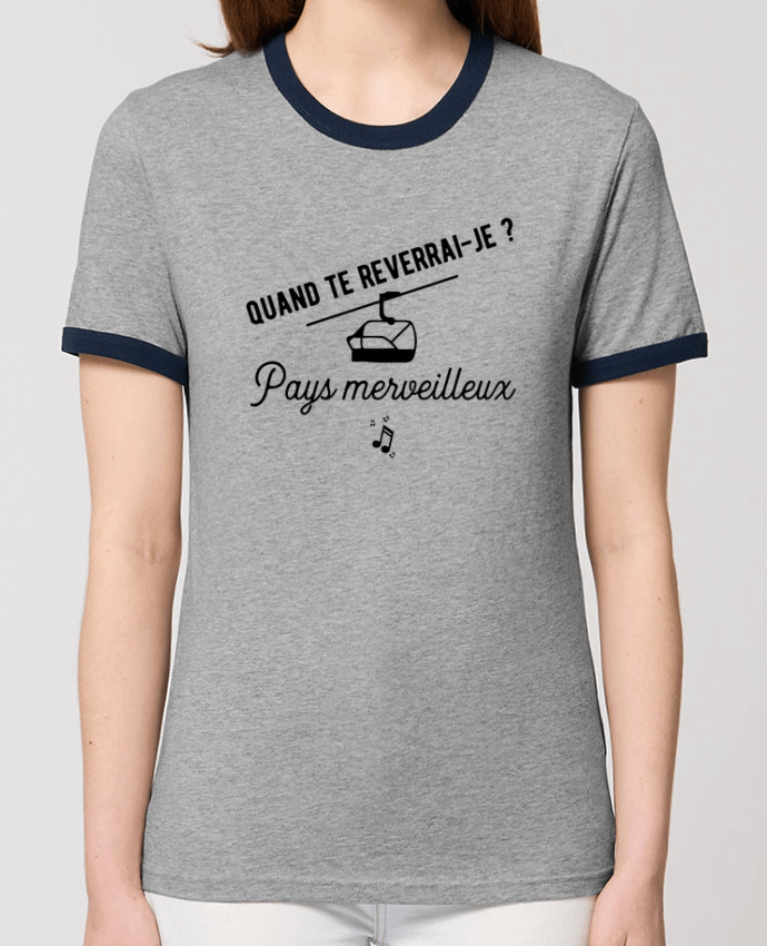 T-Shirt Contrasté Unisexe Stanley RINGER Pays merveilleux humour by Original t-shirt