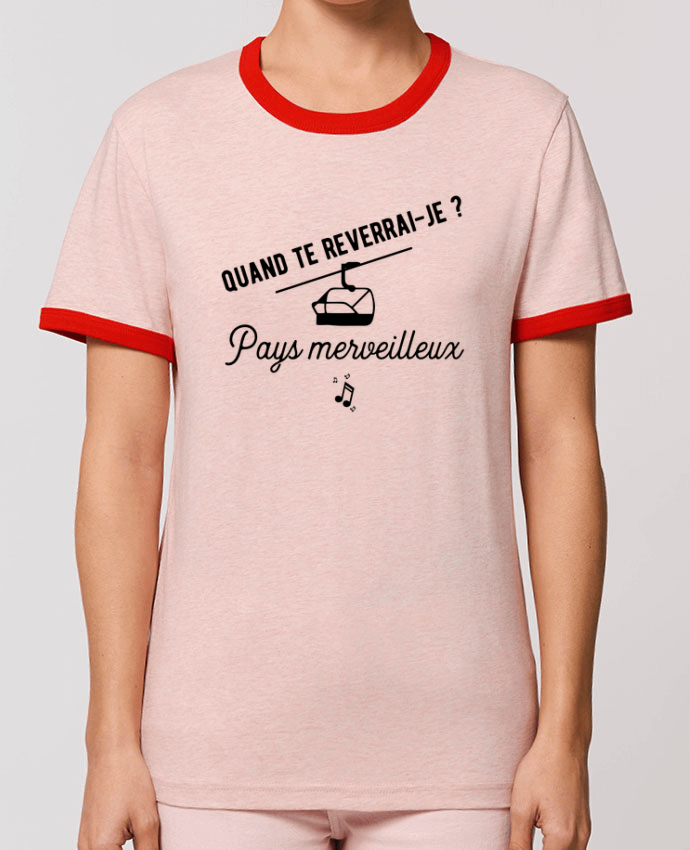 T-Shirt Contrasté Unisexe Stanley RINGER Pays merveilleux humour by Original t-shirt