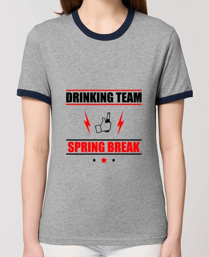 T-shirt Drinking Team Spring Break par Benichan