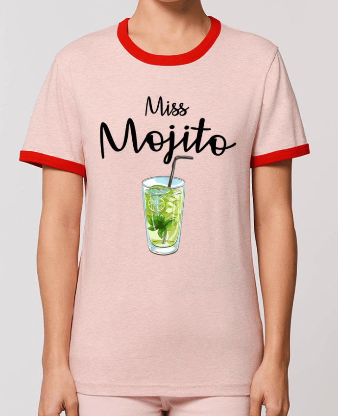 T-Shirt Contrasté Unisexe Stanley RINGER Miss Mojito by FRENCHUP-MAYO