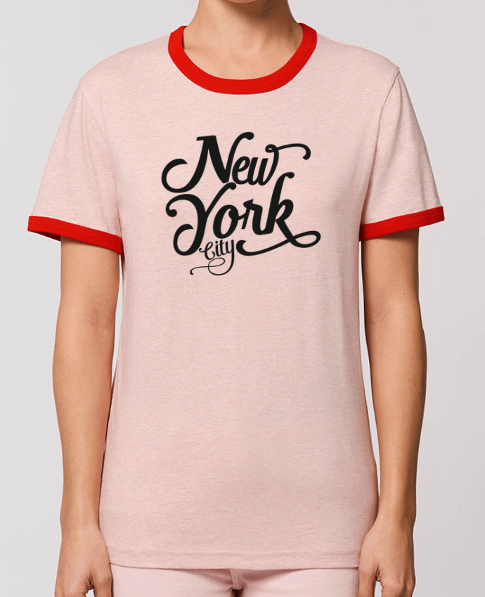 T-Shirt Contrasté Unisexe Stanley RINGER New York City por justsayin