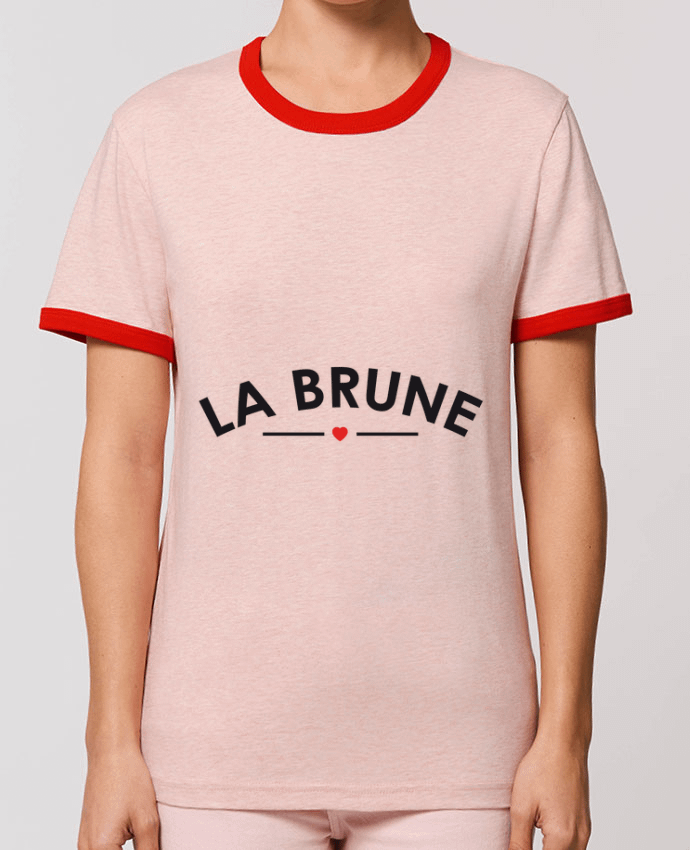 T-Shirt Contrasté Unisexe Stanley RINGER La Brune by FRENCHUP-MAYO