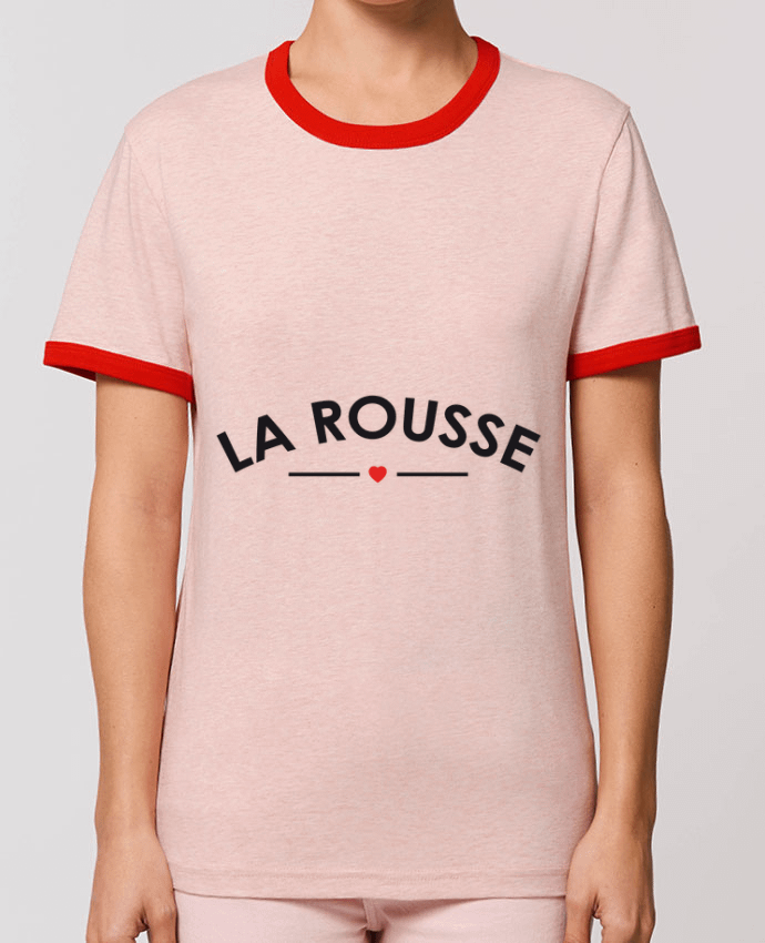 T-Shirt Contrasté Unisexe Stanley RINGER La Rousse by FRENCHUP-MAYO