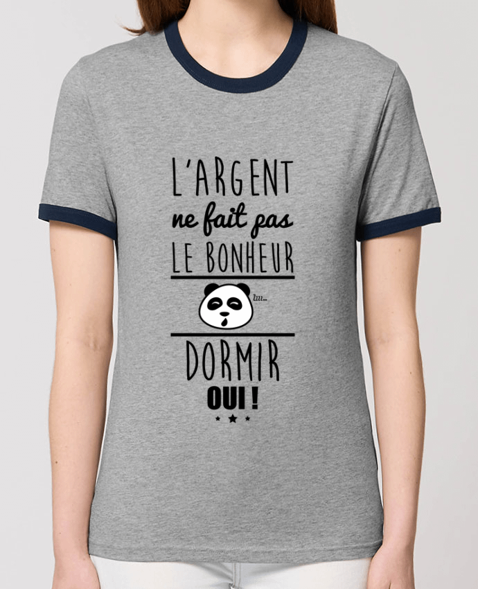 T-shirt L'argent ne fait pas le bonheur dormir oui ! par Benichan