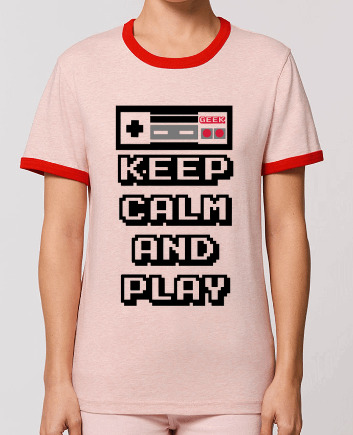 T-Shirt Contrasté Unisexe Stanley RINGER KEEP CALM AND PLAY by SG LXXXIII