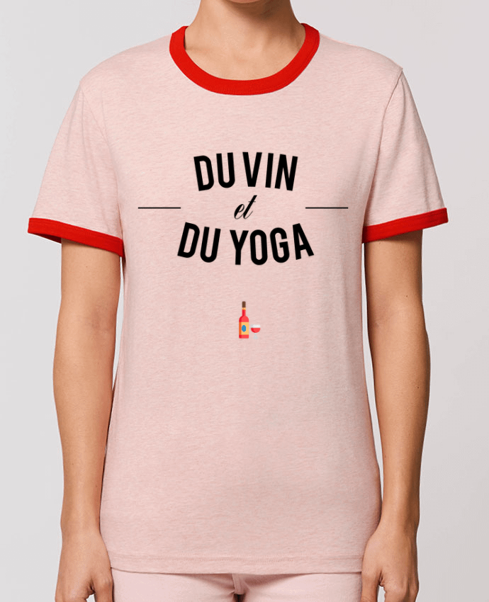T-shirt Du Vin et du Yoga par tunetoo