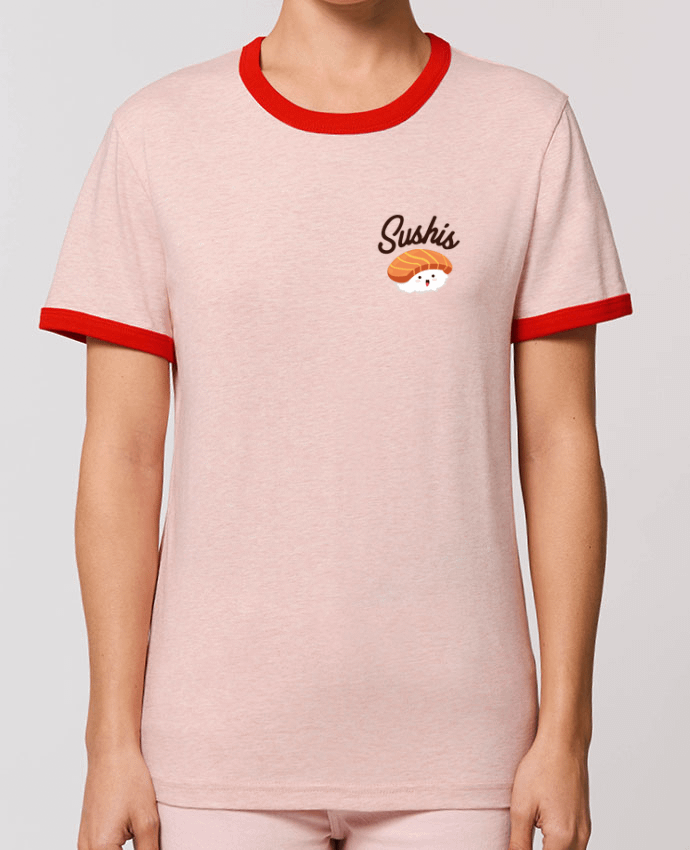T-Shirt Contrasté Unisexe Stanley RINGER Sushis by Nana