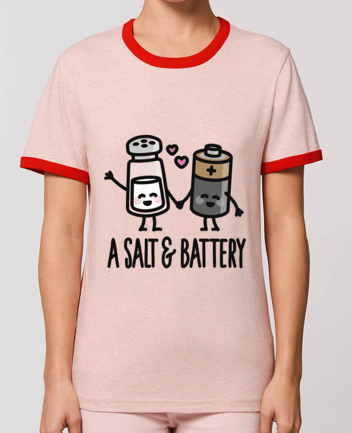 T-Shirt Contrasté Unisexe Stanley RINGER A salt and battery by LaundryFactory