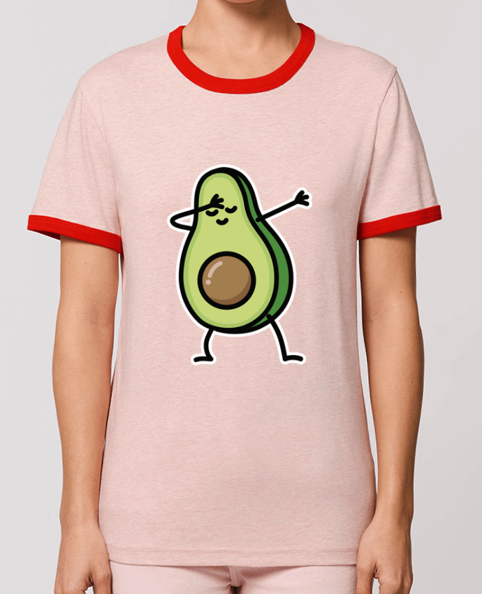 T-Shirt Contrasté Unisexe Stanley RINGER Avocado dab by LaundryFactory