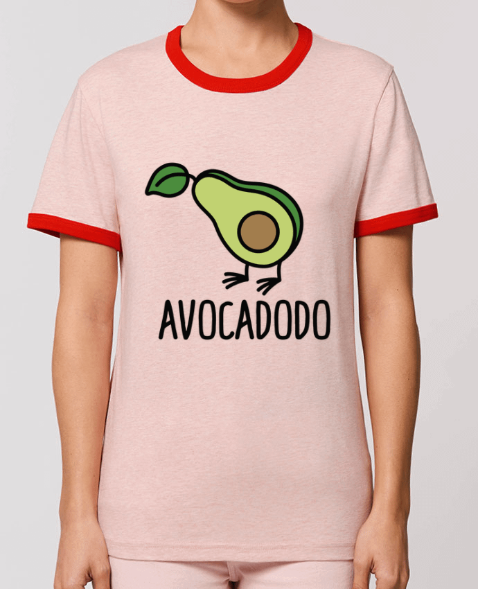 T-Shirt Contrasté Unisexe Stanley RINGER Avocadodo by LaundryFactory