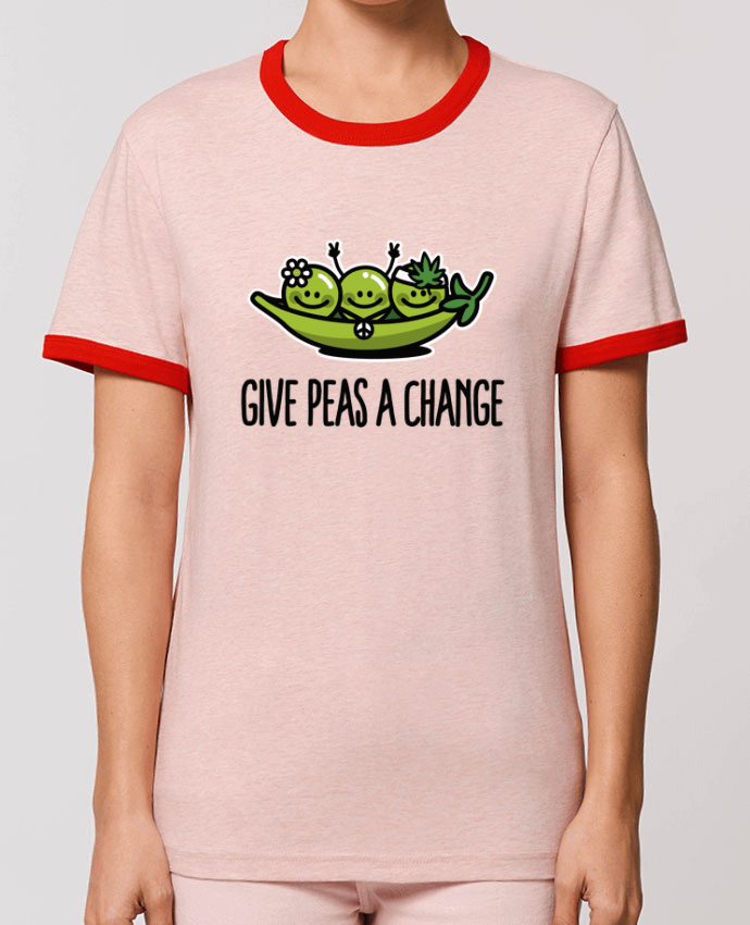 T-shirt Give peas a change par LaundryFactory