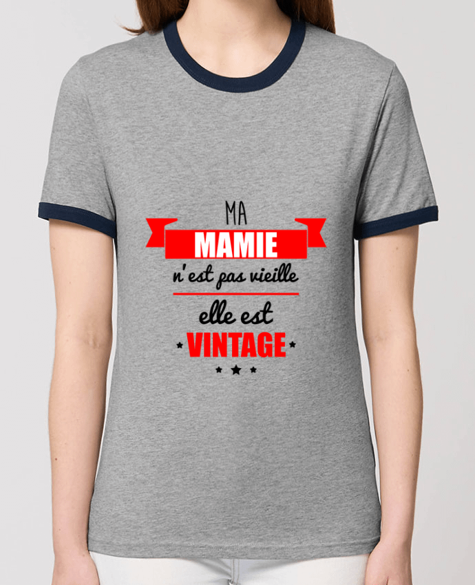 T-shirt Ma mamie n'est pas vieille elle est vintage par Benichan