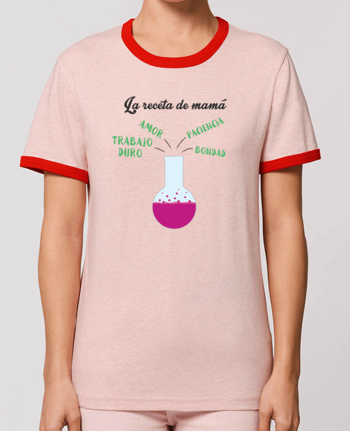 T-Shirt Contrasté Unisexe Stanley RINGER La receta de mamá por tunetoo