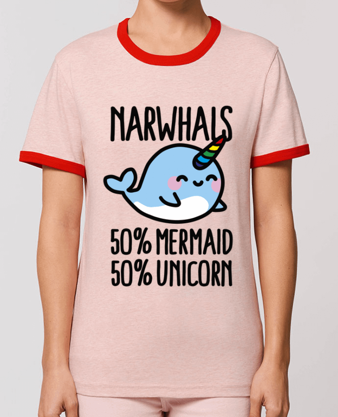 T-shirt NARWHALS MERMAID UNICORN par LaundryFactory