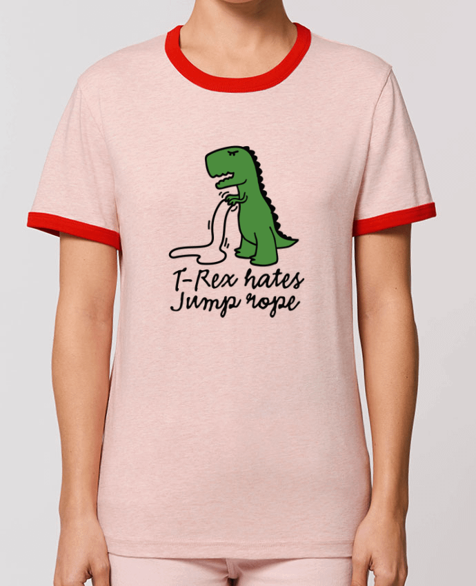 T-Shirt Contrasté Unisexe Stanley RINGER TREX HATES JUMP ROPE by LaundryFactory