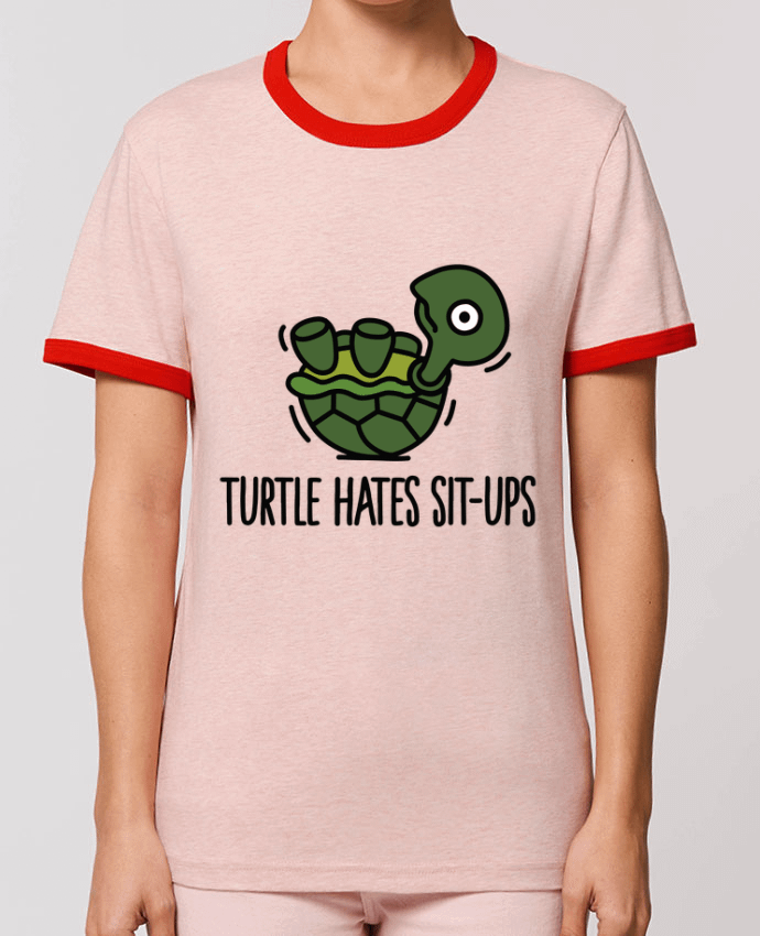 T-shirt TURTLE HATES SIT-UPS par LaundryFactory