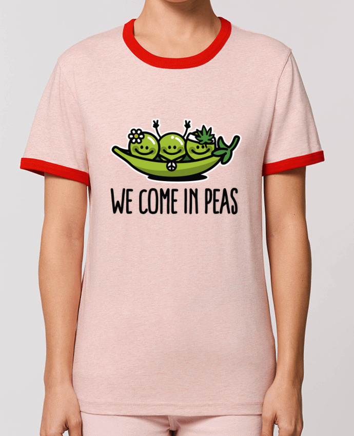 T-shirt WE COME IN PEAS par LaundryFactory