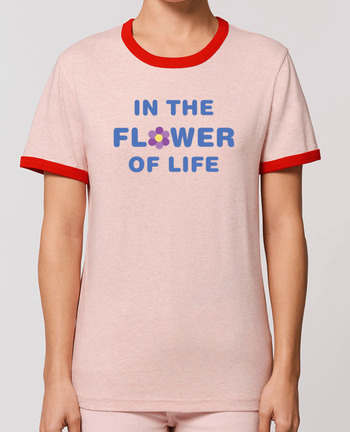T-Shirt Contrasté Unisexe Stanley RINGER In the flower of life por tunetoo