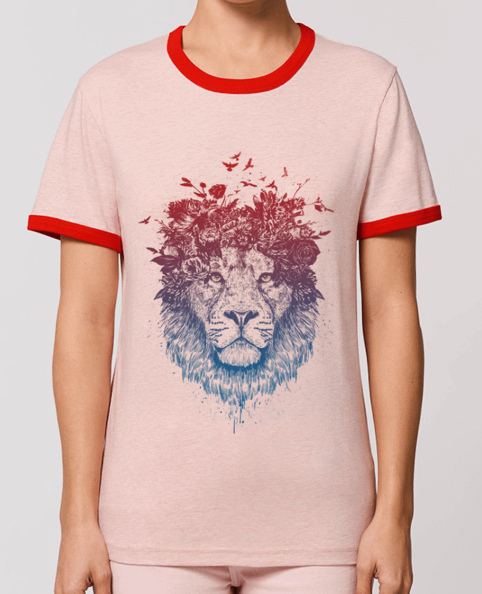 T-shirt Floral lion III par Balàzs Solti