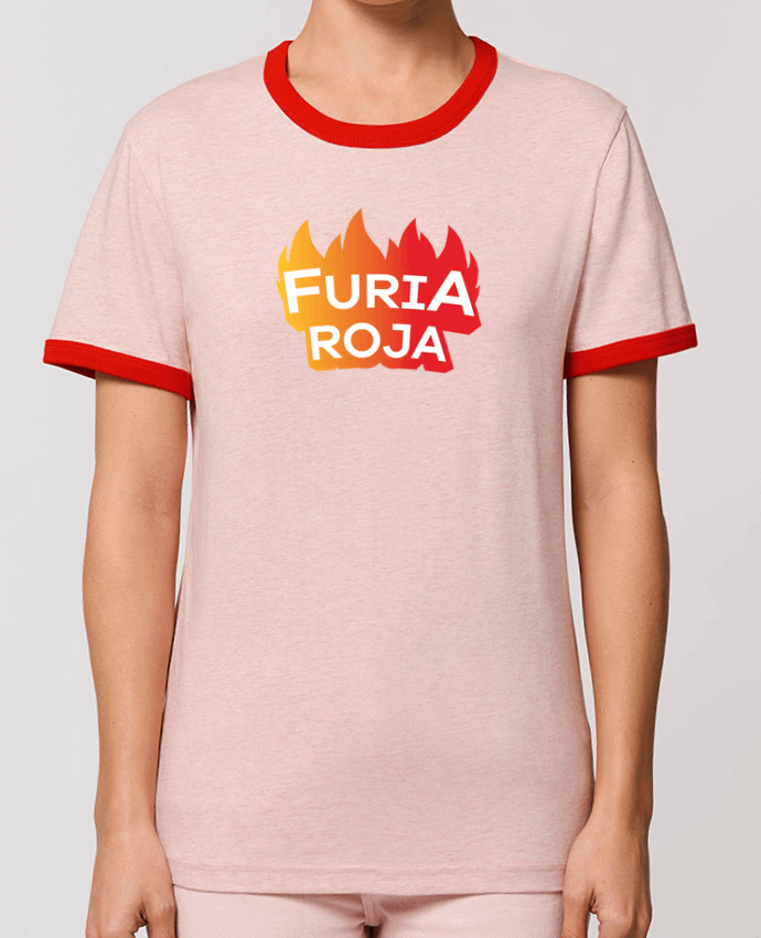 T-Shirt Contrasté Unisexe Stanley RINGER Furia Roja by tunetoo