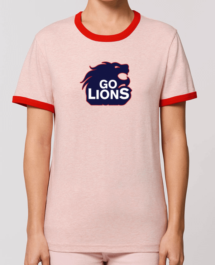 T-Shirt Contrasté Unisexe Stanley RINGER Go Lions por tunetoo