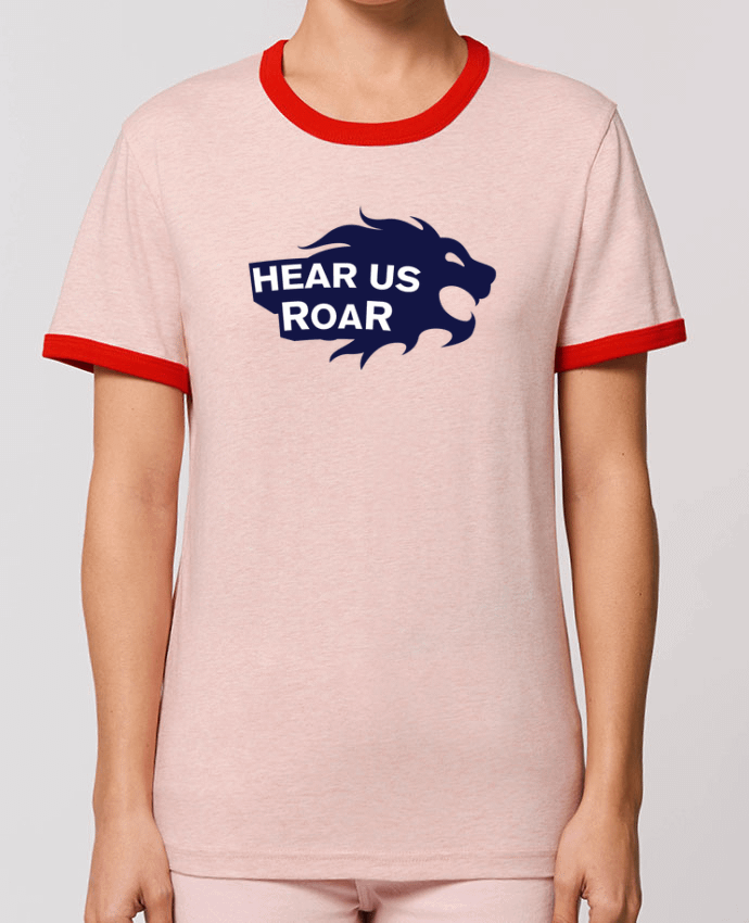 T-Shirt Contrasté Unisexe Stanley RINGER Hear us Roar por tunetoo