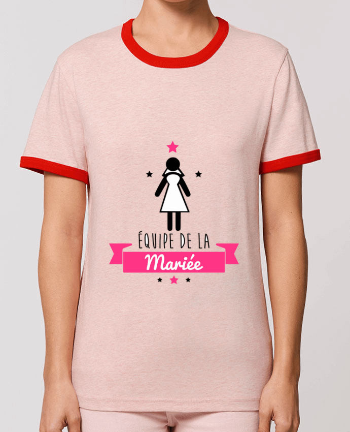 T-Shirt Contrasté Unisexe Stanley RINGER Equipe de la mariée por Benichan