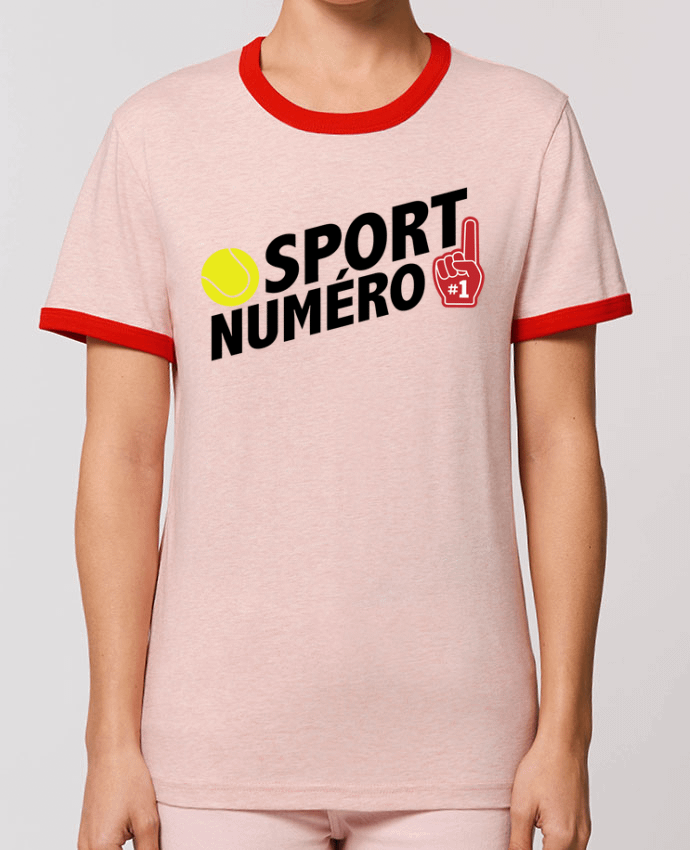 T-Shirt Contrasté Unisexe Stanley RINGER Sport numéro 1 tennis by tunetoo