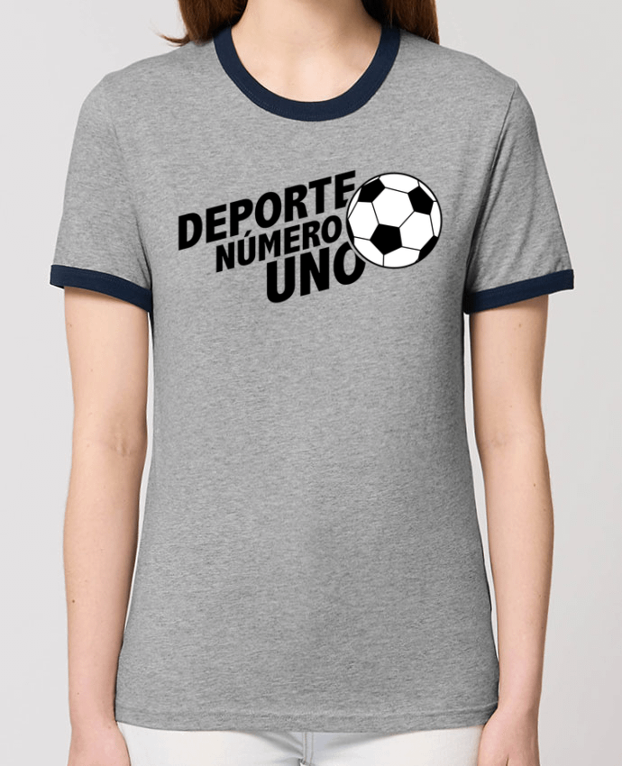 T-shirt Deporte Número Uno Futbol par tunetoo