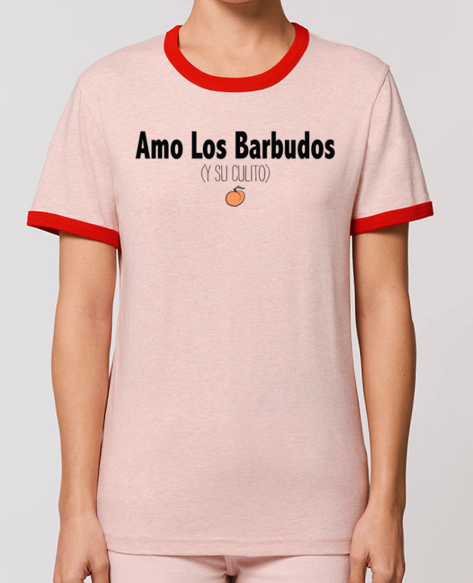 T-Shirt Contrasté Unisexe Stanley RINGER Amo Los Barbudos por tunetoo