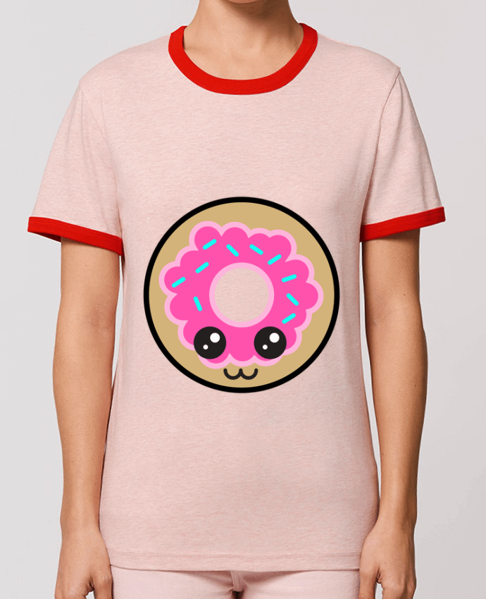 T-Shirt Contrasté Unisexe Stanley RINGER Donut by Anonymous