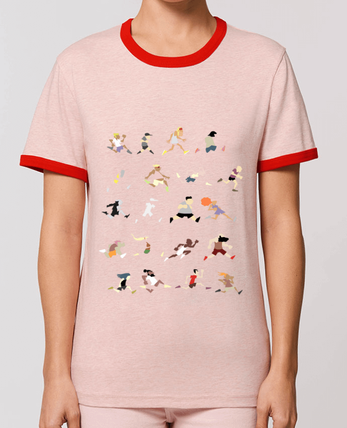 T-Shirt Contrasté Unisexe Stanley RINGER Runners ! por Tomi Ax - tomiax.fr