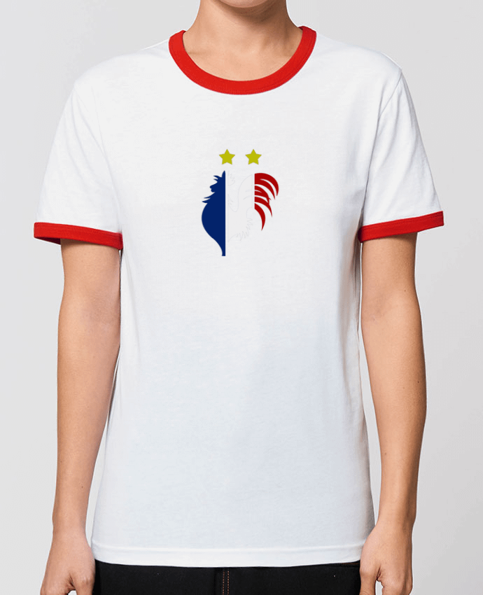 T-Shirt Contrasté Unisexe Stanley RINGER Champion du monde 2018 ! por AkenGraphics