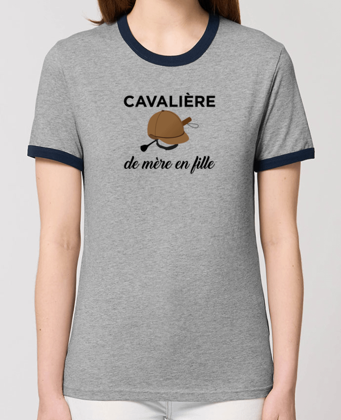 T-Shirt Contrasté Unisexe Stanley RINGER Cavalière de mère en fille by tunetoo