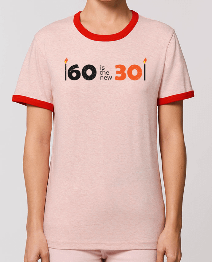 T-Shirt Contrasté Unisexe Stanley RINGER 60 is the 30 by tunetoo