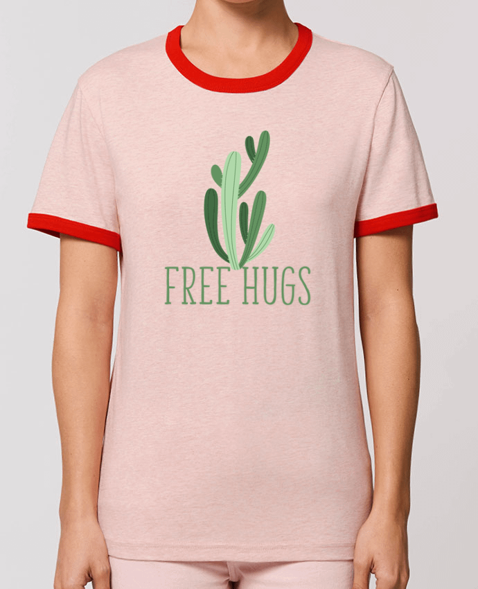 T-Shirt Contrasté Unisexe Stanley RINGER Free hugs by justsayin