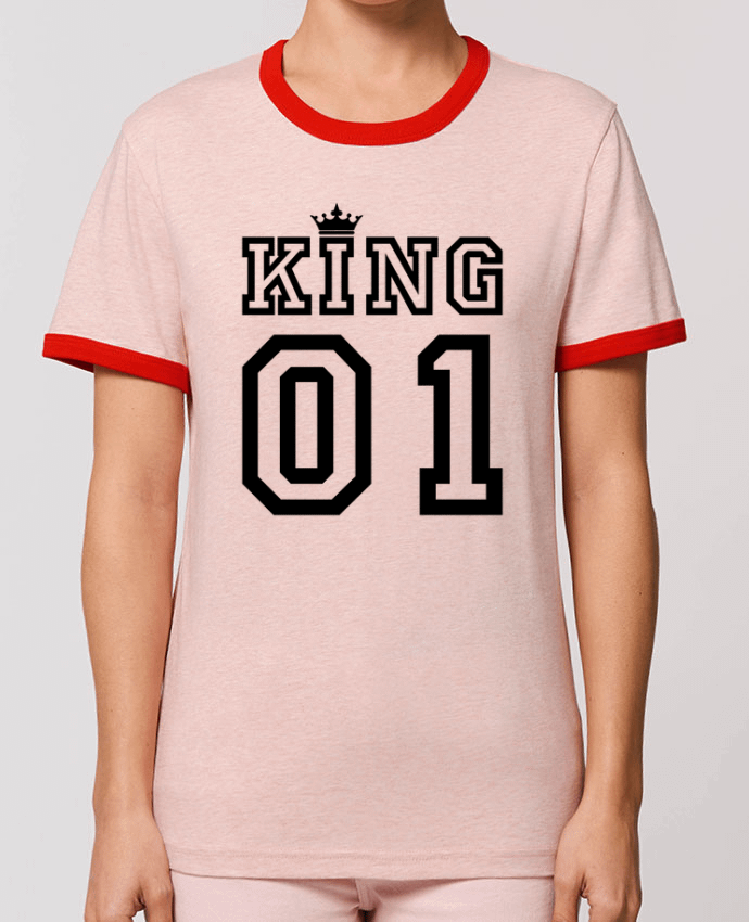 T-Shirt Contrasté Unisexe Stanley RINGER King 01 por tunetoo