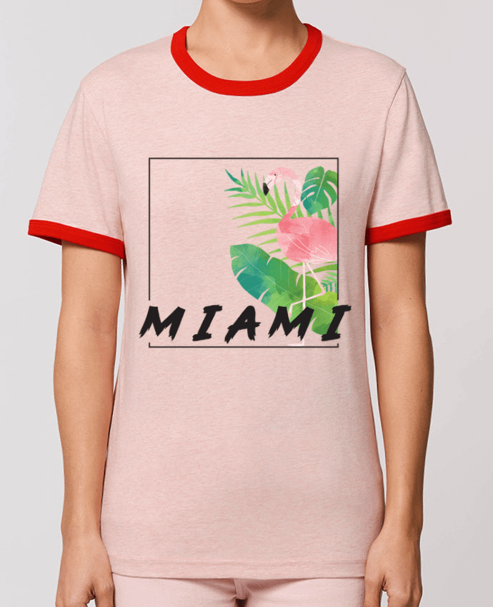 T-Shirt Contrasté Unisexe Stanley RINGER Miami por KOIOS design